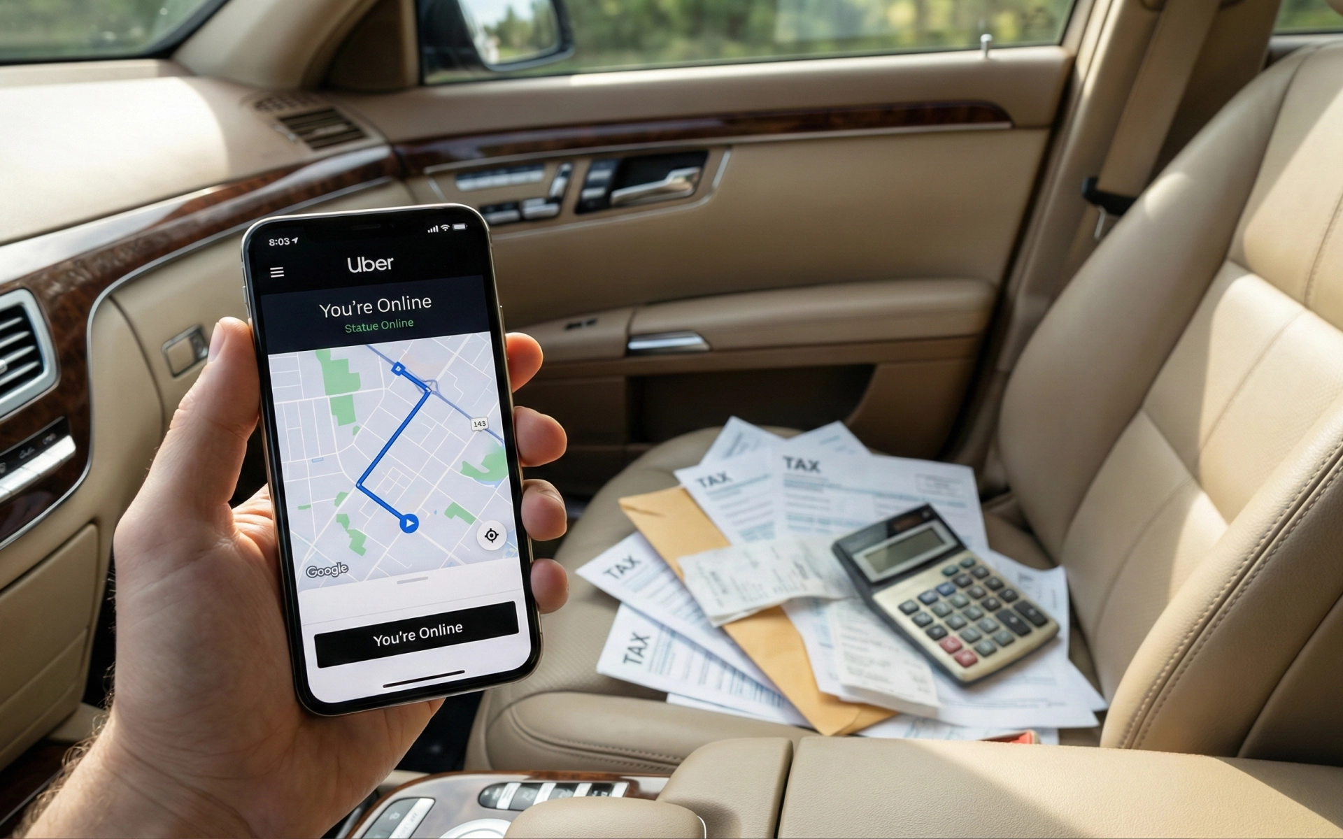 Как стать водителем Uber со своим автомобилем без регистрации бизнеса в Польше